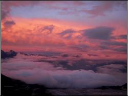 Aussicht aus Kazbek